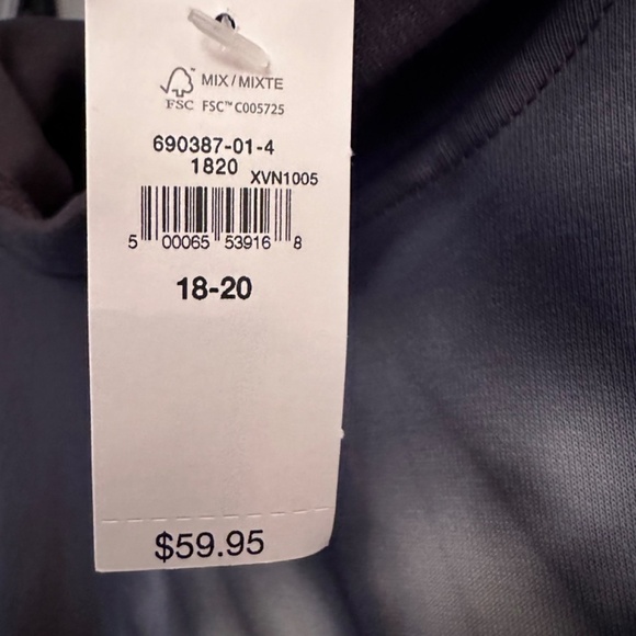 GAP NAVY TIE-DYE ULTRA SOFT FLEECE KNIT NACY & WHITE HOODIE TEEN SIZE 18-20 - Picture 8 of 9